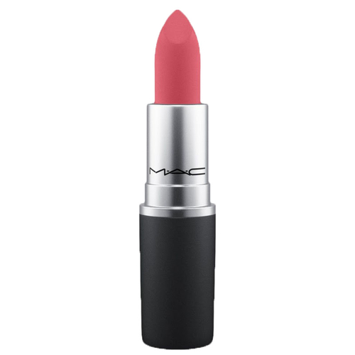 MAC Cosmetics Matná vyživujúci rúž Powder Kiss ( Lips tick ) 3 g A Little Tamed