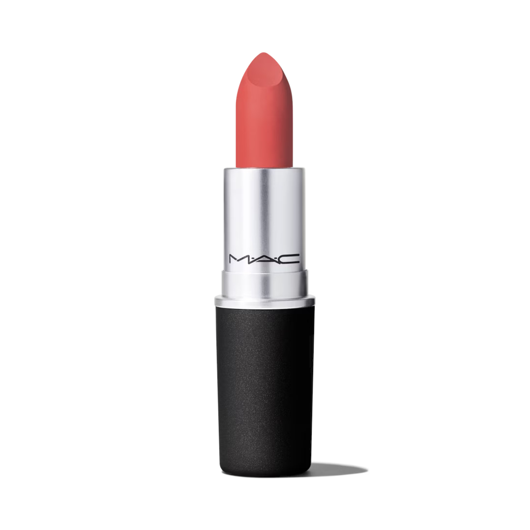 MAC Cosmetics Matná vyživujúci rúž Powder Kiss ( Lips tick ) 3 g Stay Curious