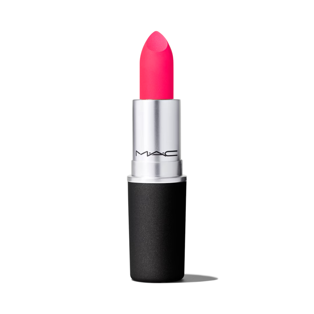 MAC Cosmetics Matná vyživujúci rúž Powder Kiss ( Lips tick ) 3 g Fall In Love