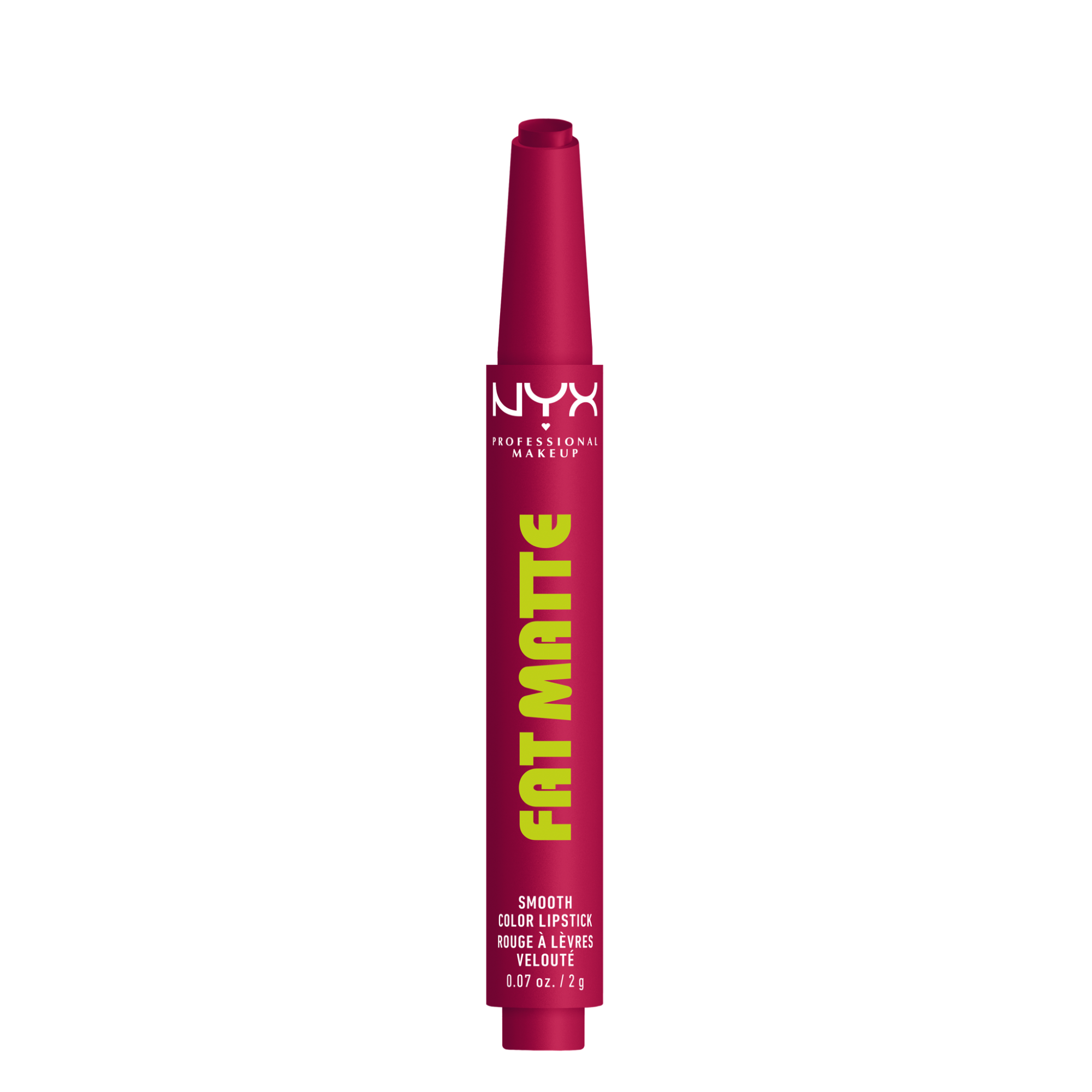 NYX Professional Makeup Balsam de buze mat Fat Matte Smooth Color Lipstick 2 g 14 Hibiscus Hug