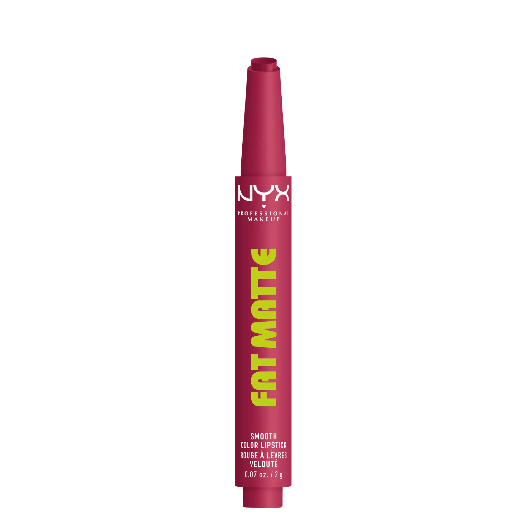 NYX Professional Makeup Balsam de buze mat Fat Matte Smooth Color Lipstick 2 g 12 Blush Blanket