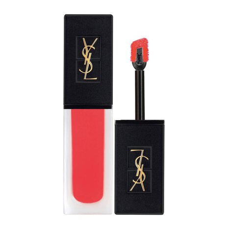 Yves Saint Laurent Zmatňujúci tekutý rúž Tatouage Couture ( Lips tick ) 6 ml N°202 - Coral Symbol