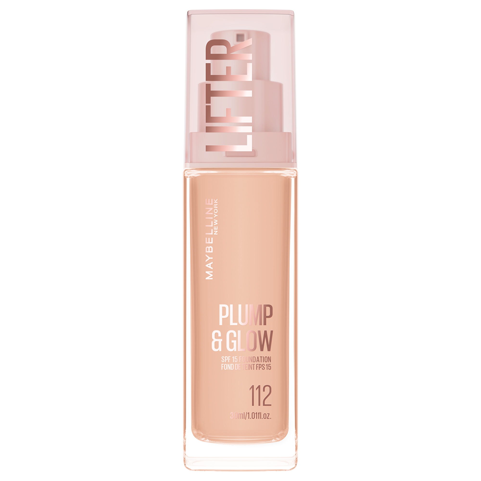 Maybelline Make-up SPF 15 Plump & Glow Lifter Foundation 30 ml 112