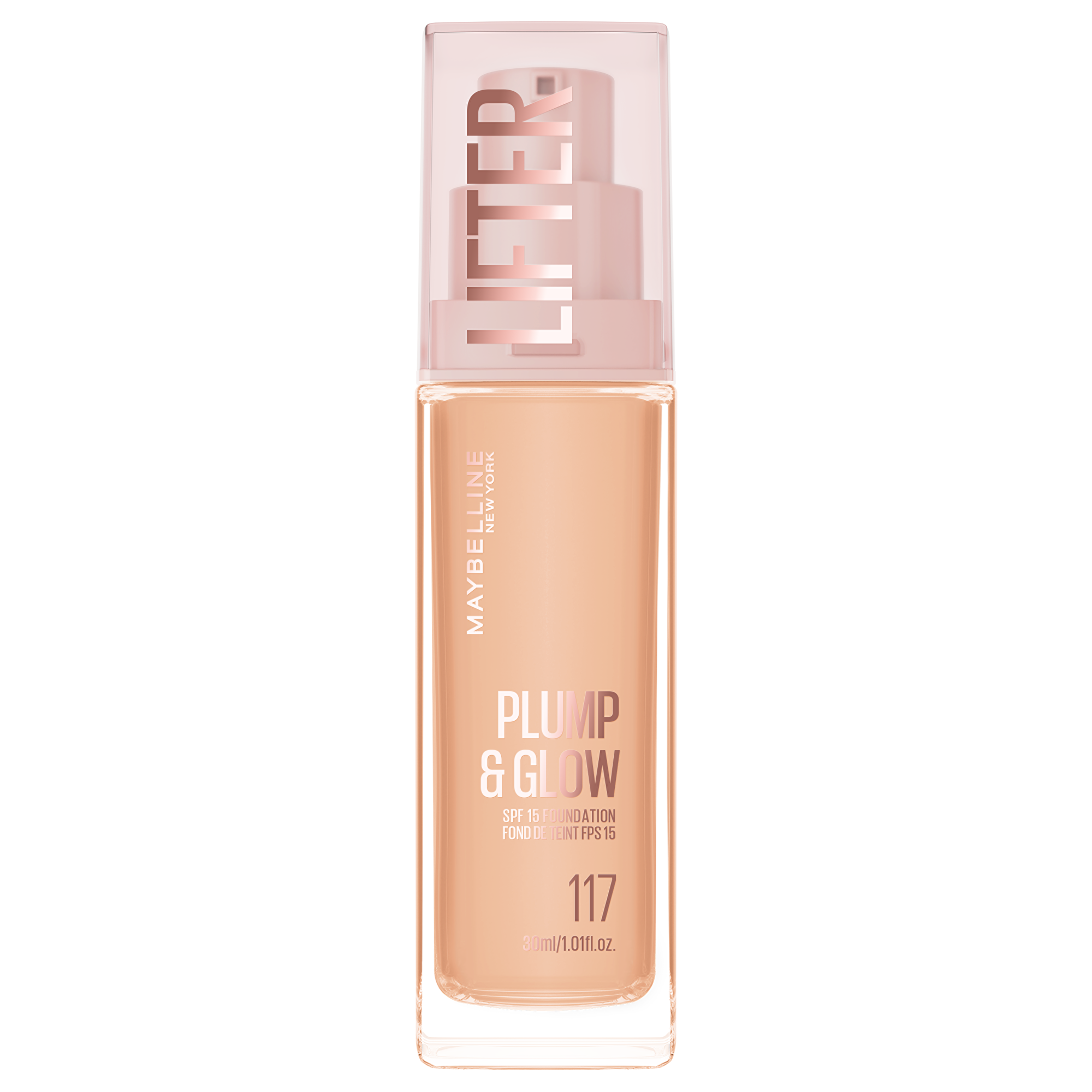 Maybelline Make-up SPF 15 Plump & Glow Lifter Foundation 30 ml 117