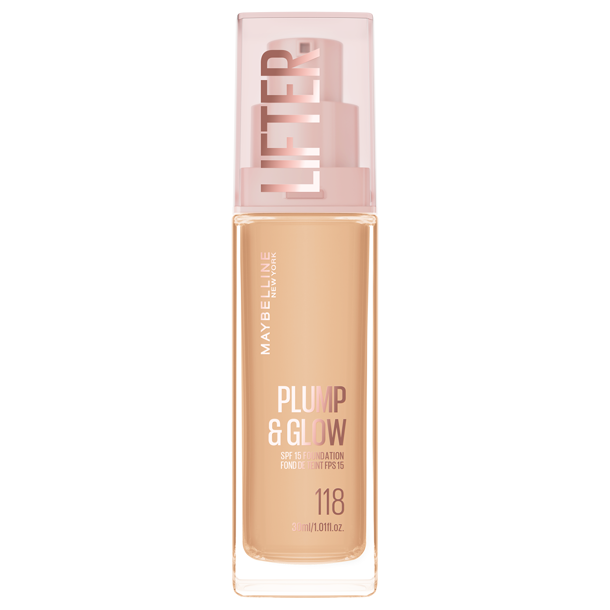 Maybelline Make-up SPF 15 Plump & Glow Lifter Foundation 30 ml 118