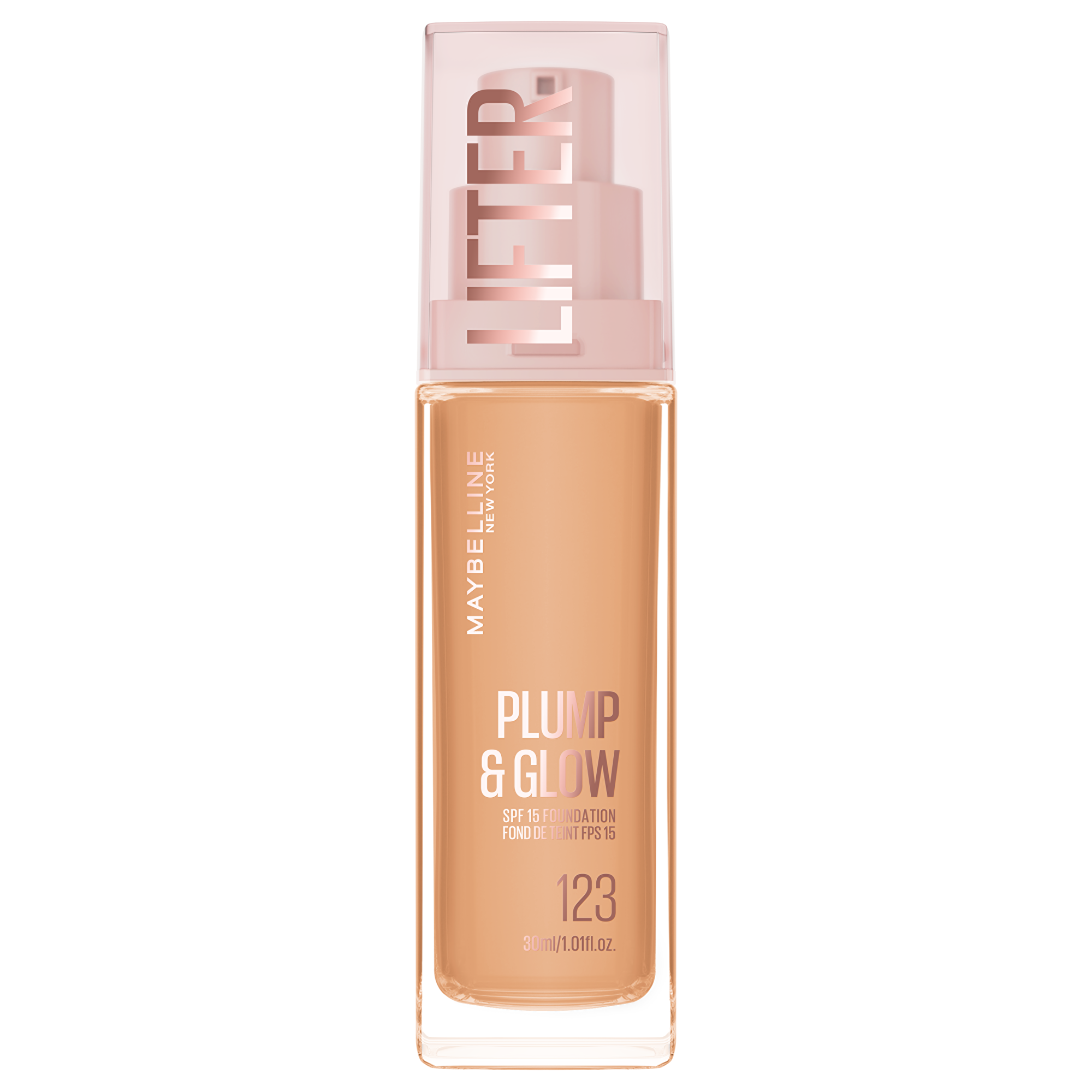 Maybelline Make-up SPF 15 Plump & Glow Lifter Foundation 30 ml 123