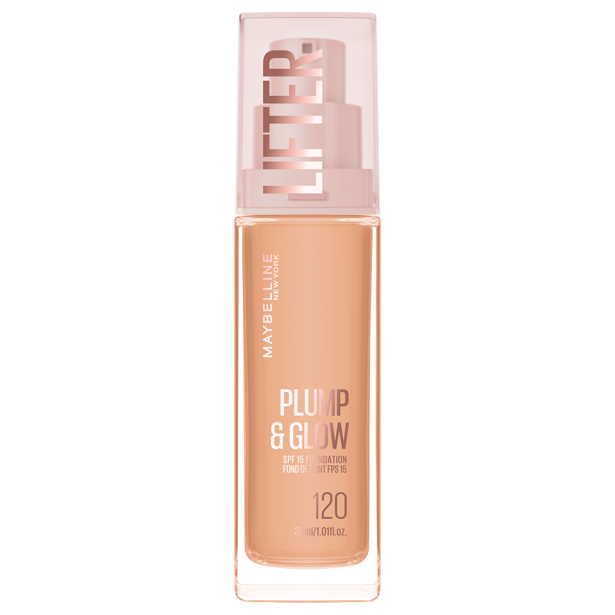 Maybelline Make-up SPF 15 Plump & Glow Lifter Foundation 30 ml 120
