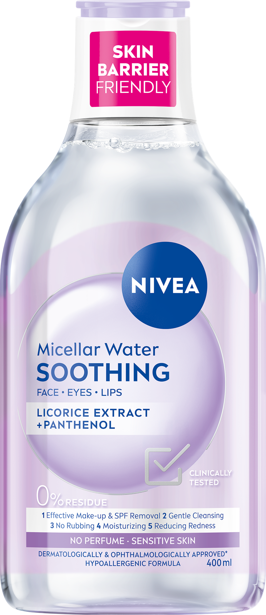 Nivea Upokojujúca micelárna voda Soothing Micellar Water 400 ml