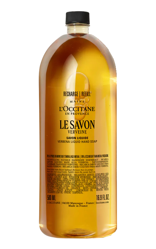 L'Occitane en Provence Mydlo na ruky Verbena Liquid Hand Soap 500 ml - náhradná náplň
