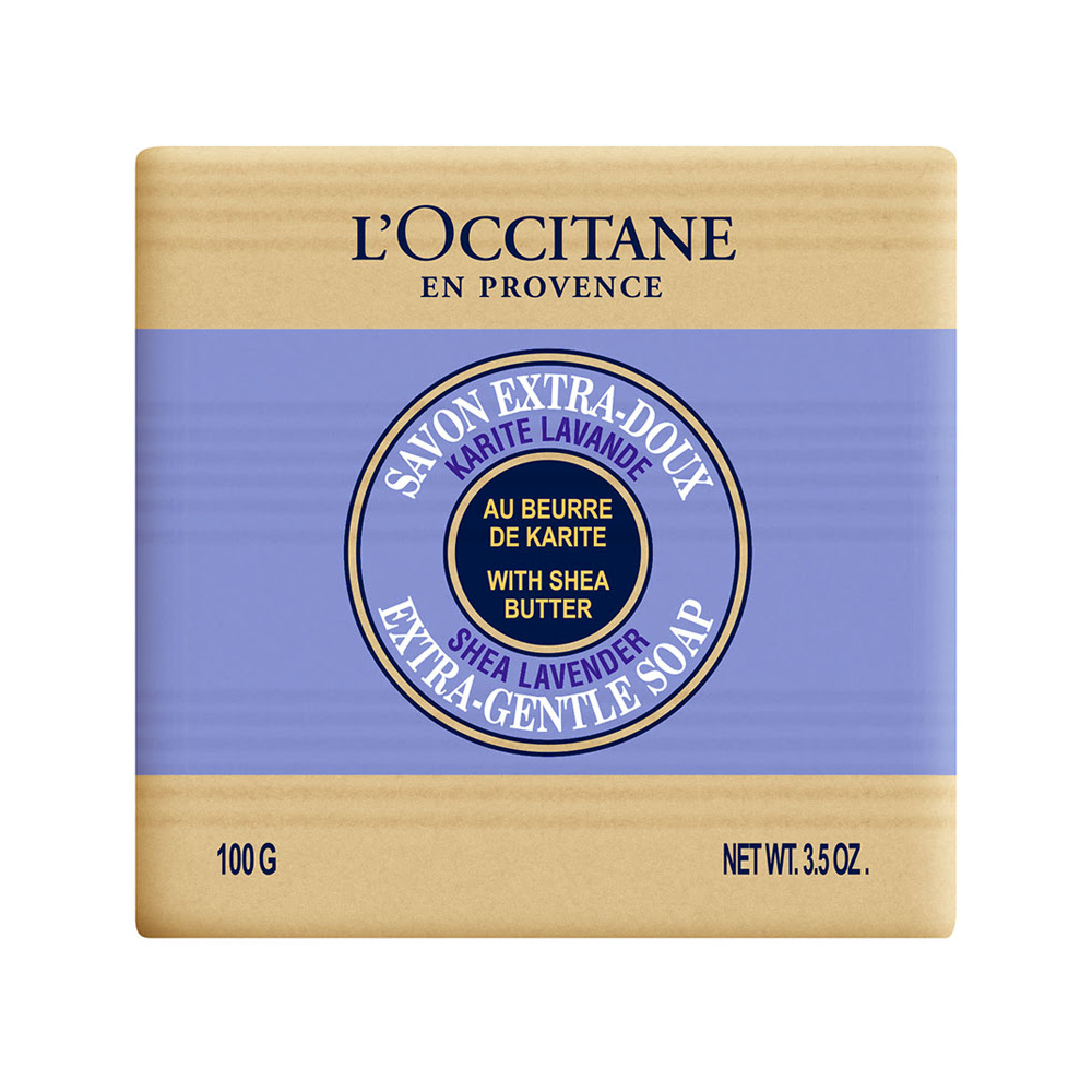 L'Occitane en Provence Mydlo Shea Lavender (Extra Gentle Soap) 100 g
