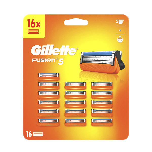 Gillette Náhradné hlavice Gillette Fusion 16 ks