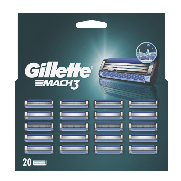 Gillette Náhradné hlavice Gillette Mach3 20 ks