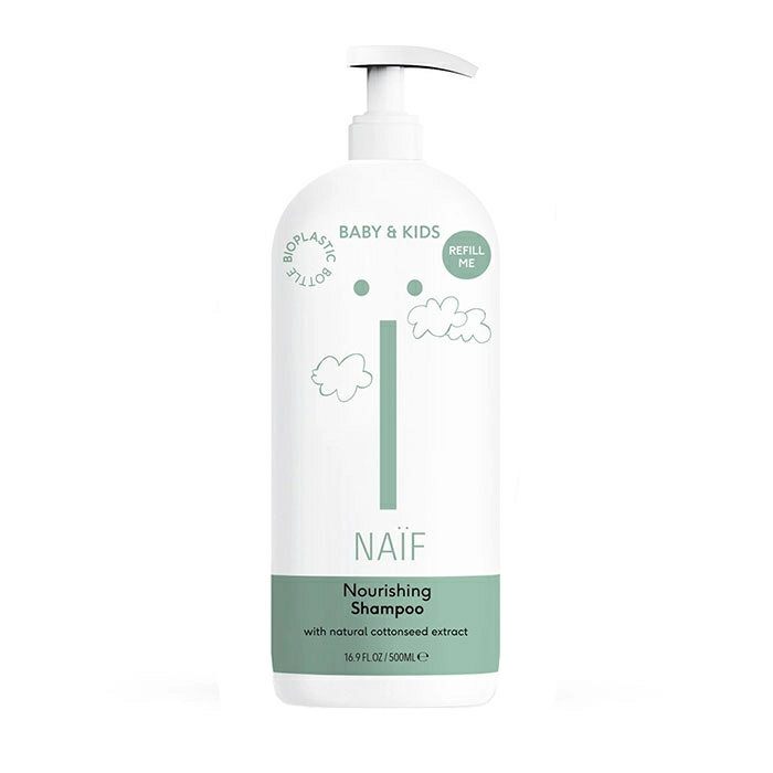 NAÏF Výživný šampón pre deti a bábätká Baby & Kids (Nourishing Shampoo) 500 ml