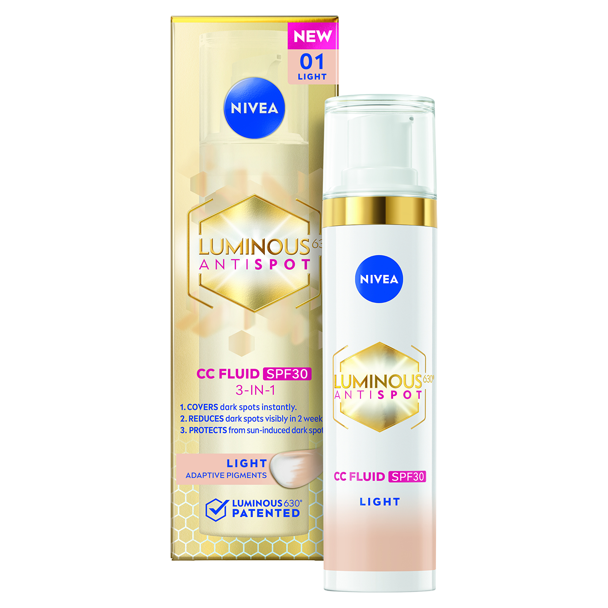 Nivea CC krém Cellular Luminous630 SPF 30 40 ml Light