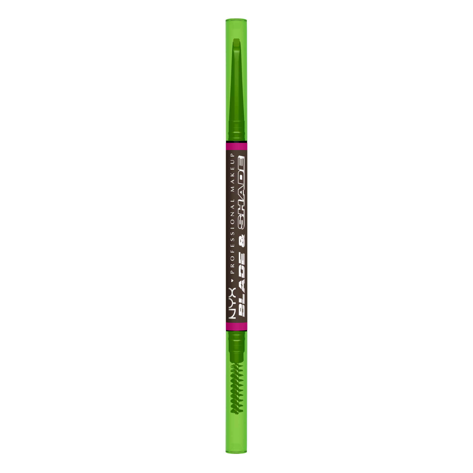 NYX Professional Makeup Creion de sprâncene cu două capete Blade & Shade, Dual Edge Brow Pencil 0,06 g Ash Brown