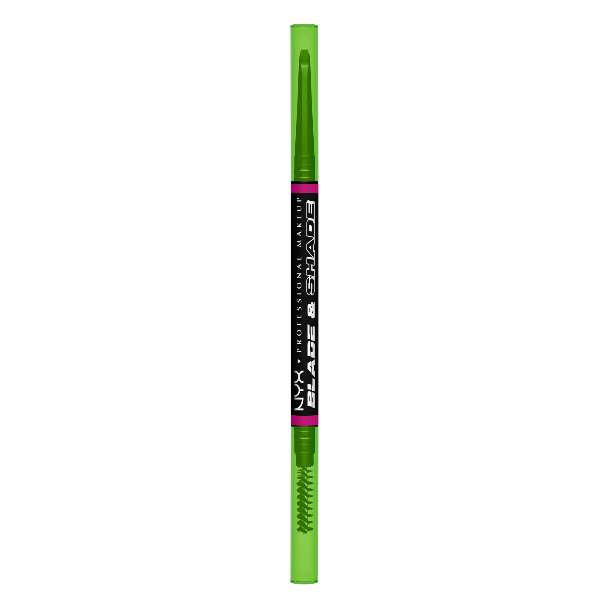 NYX Professional Makeup Creion de sprâncene cu două capete Blade & Shade, Dual Edge Brow Pencil 0,06 g Black