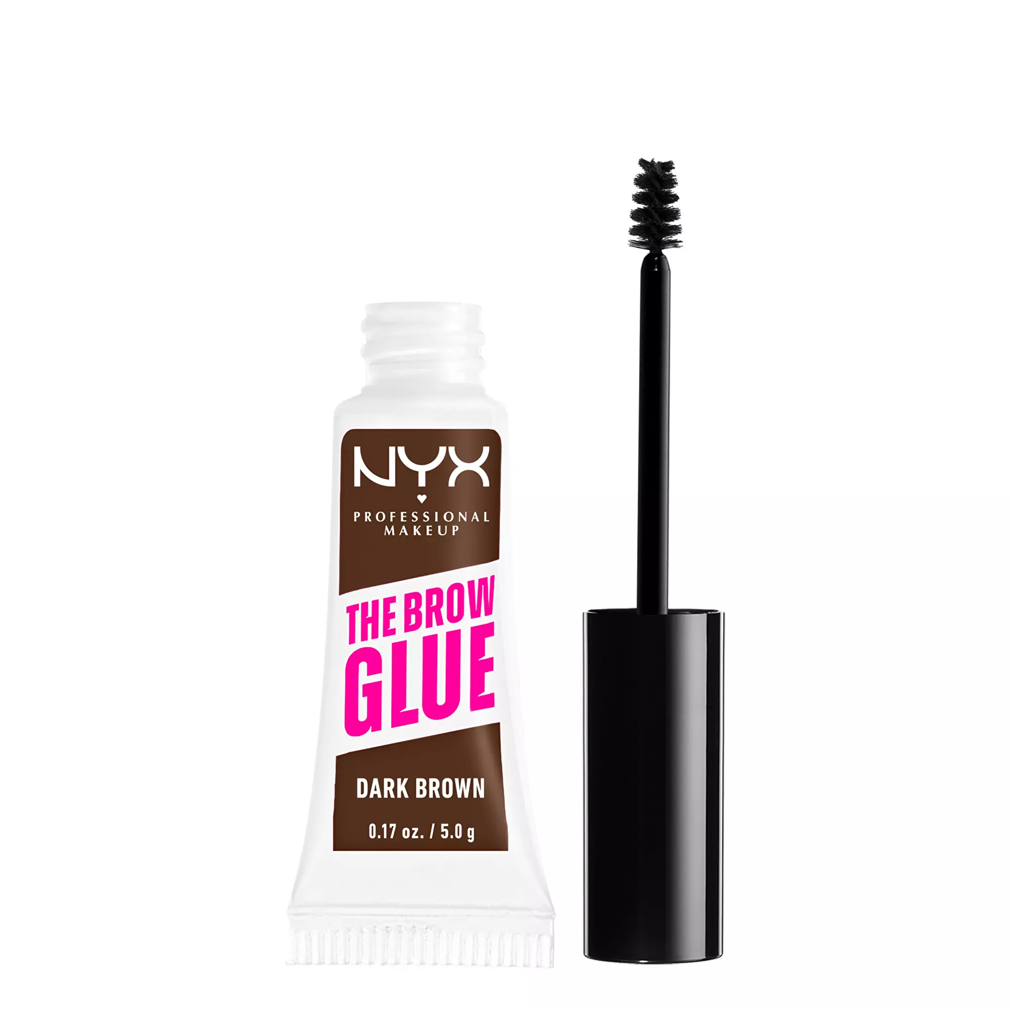 NYX Professional Makeup Gel de fixare pentru sprâncene Brow Glue Gel 5 g 04 Dark Brown