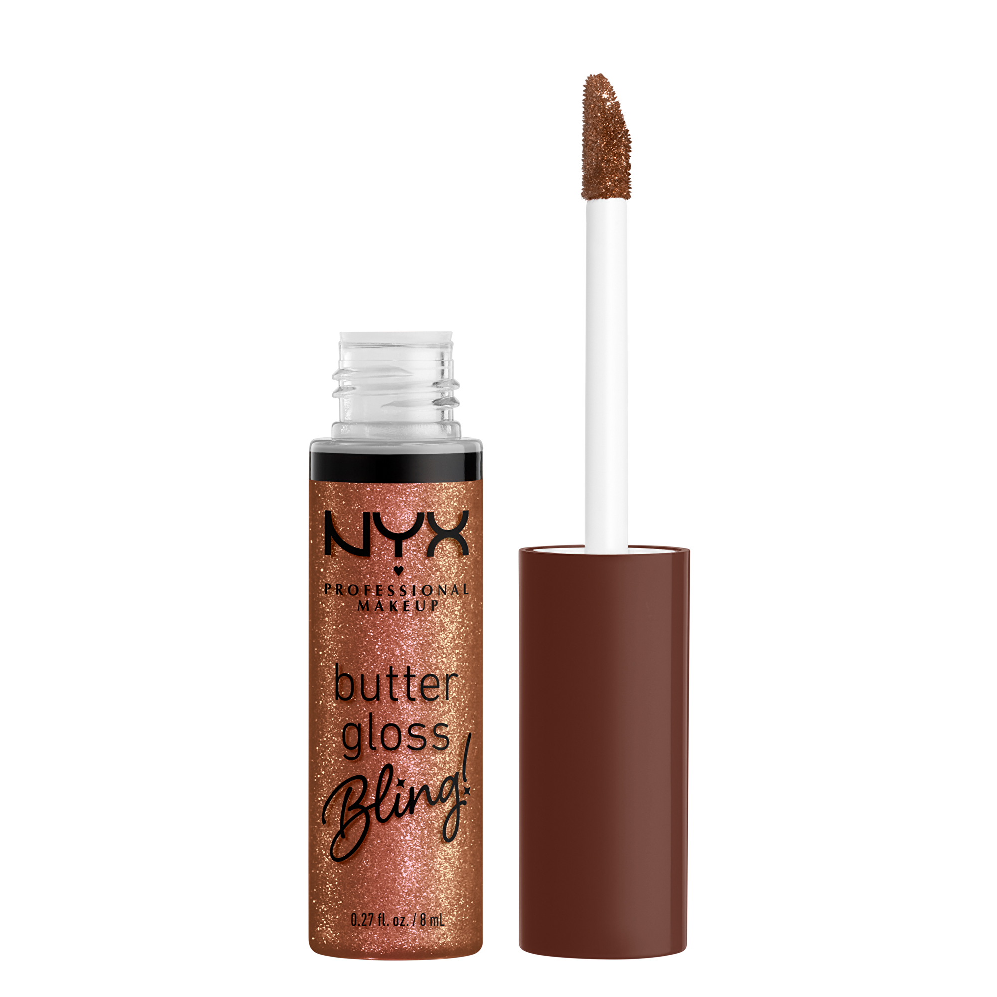 NYX Professional Makeup Luciu de buze Butter Gloss Bling Lip Gloss 8 ml 08 HU$TLA