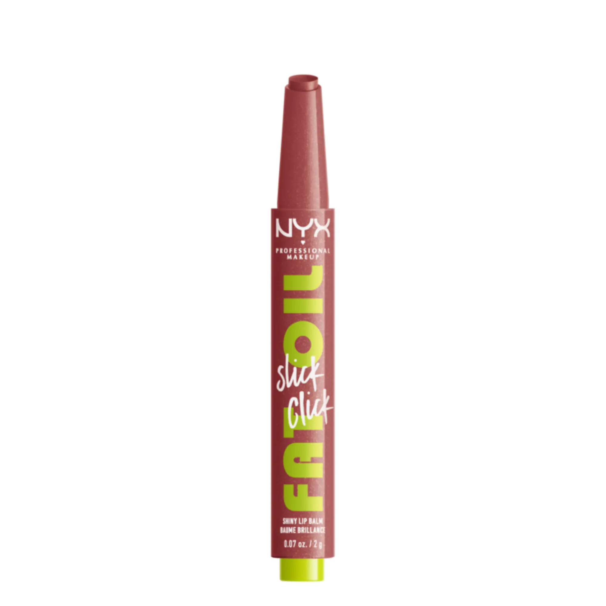 NYX Professional Makeup Balsam de buze strălucitor Fat Oil Slick Click 2 g No Filter Needed