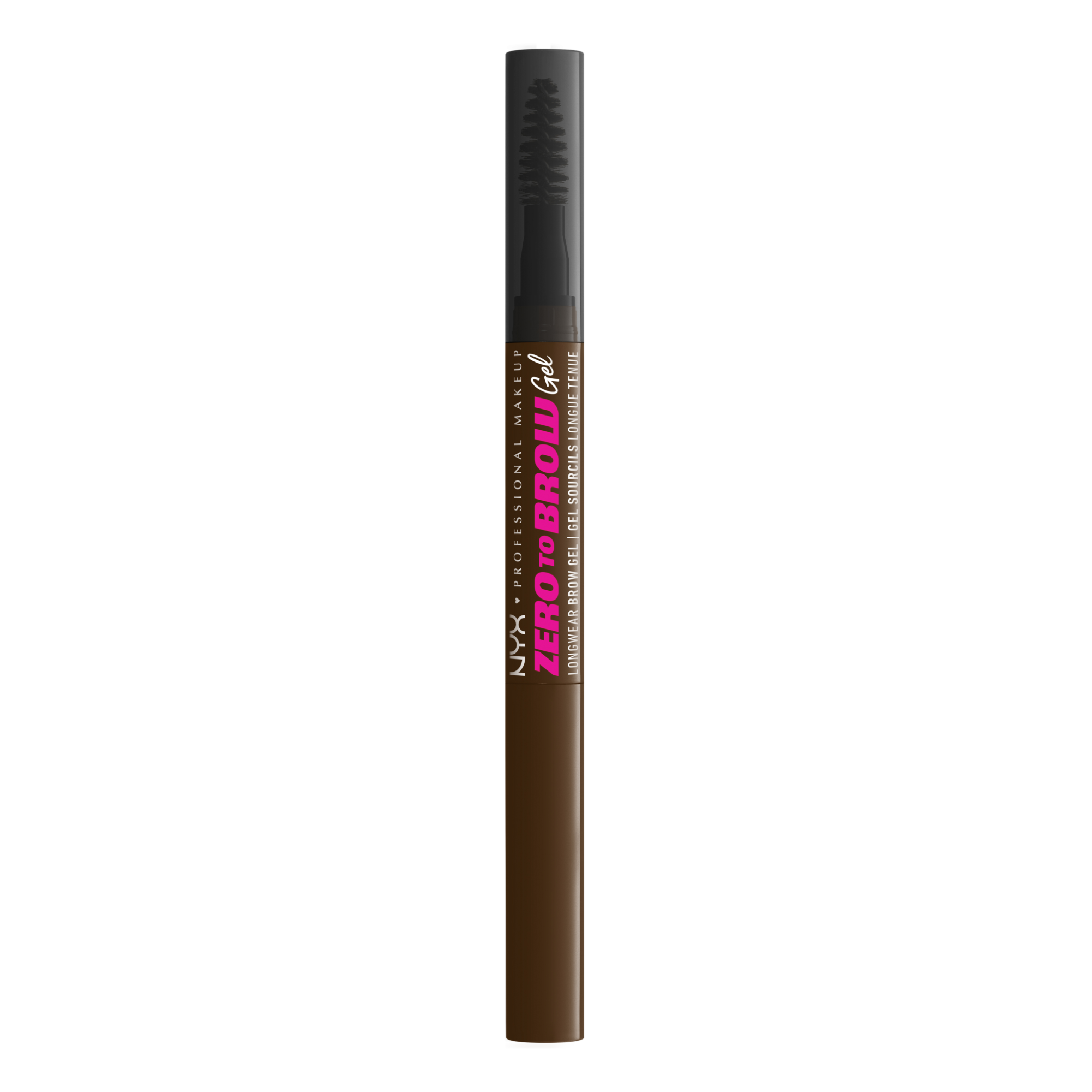 NYX Professional Makeup Gel pentru sprâncene Zero To Brow Gel 2 ml 06 Chocolate