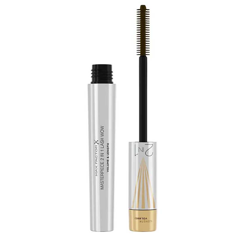 Max Factor Objemová a prodlužující řasenka Masterpiece 2 in 1 Lash Wow (Mascara) 7 ml Black/Brown