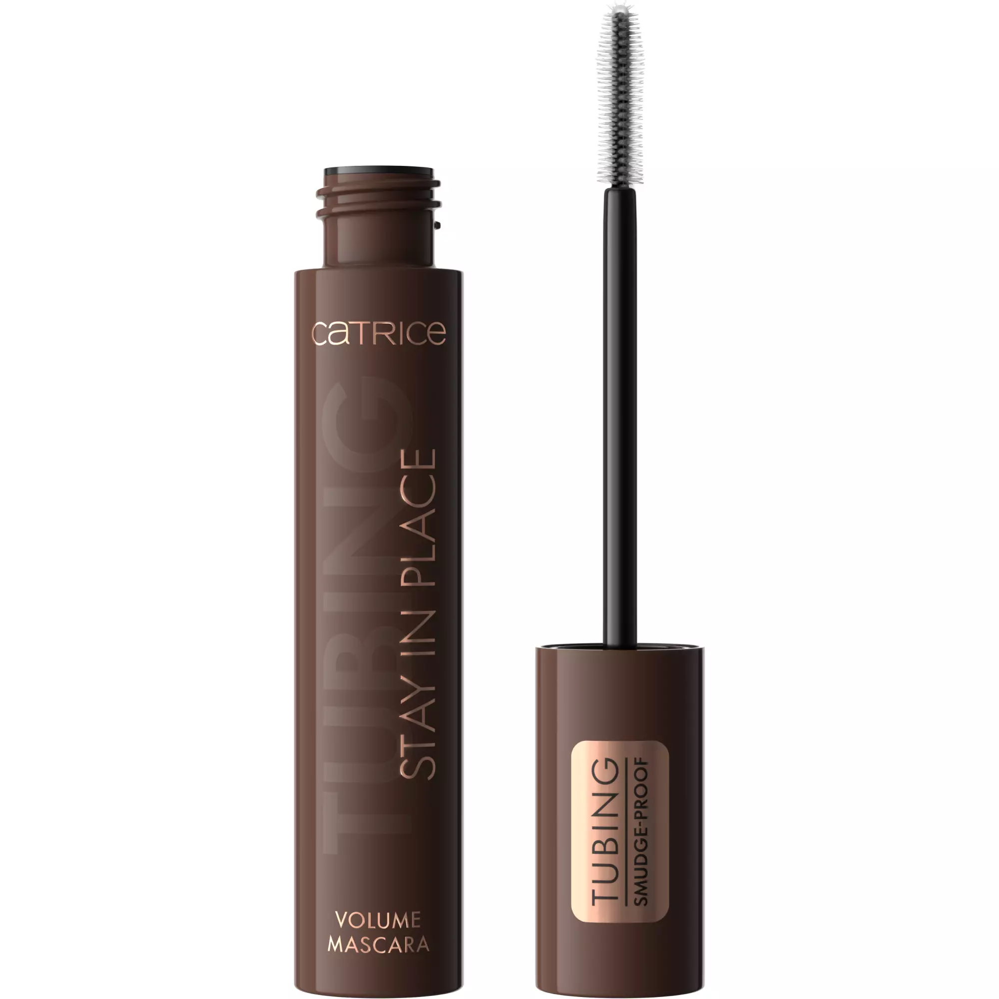 Catrice Objemová riasenka Tubing Stay In Place (Volume Mascara) 11 ml 020 Panda-Proof Brown