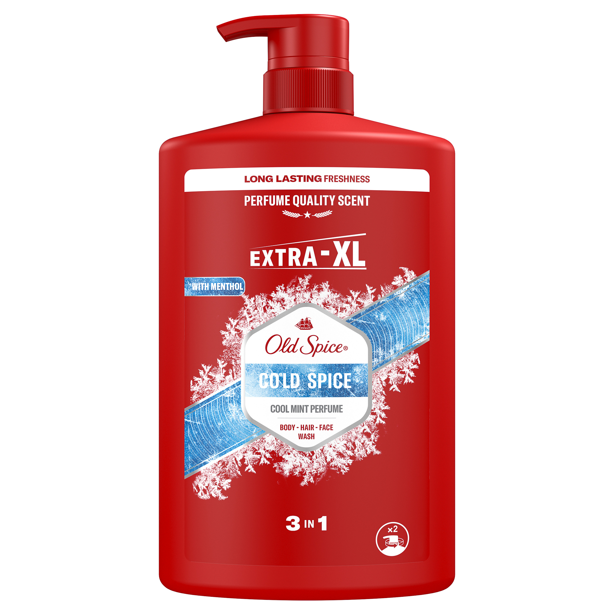 Old Spice Cold Spice sprchový gel 3 v 1 pro muže 1000 ml