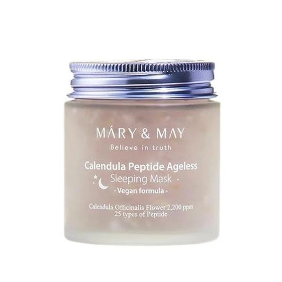 MARY & MAY Nočná pleťová maska Calendula Peptide Ageless Sleeping Mask 100 g