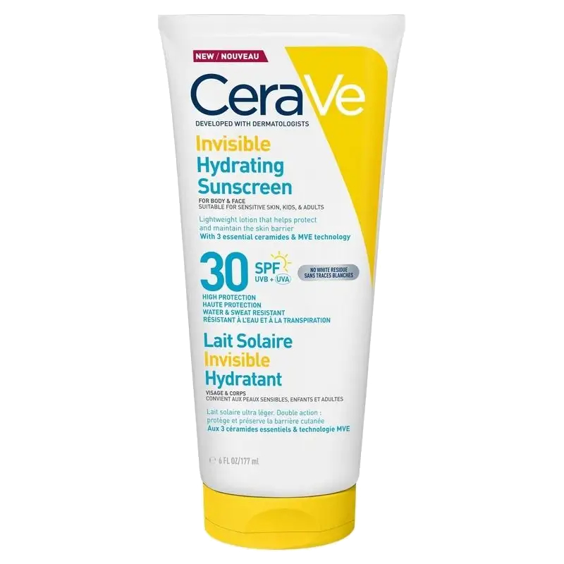 CeraVe Opalovací krém SPF 30 Invisible Hydrating Sunscreen 177 ml