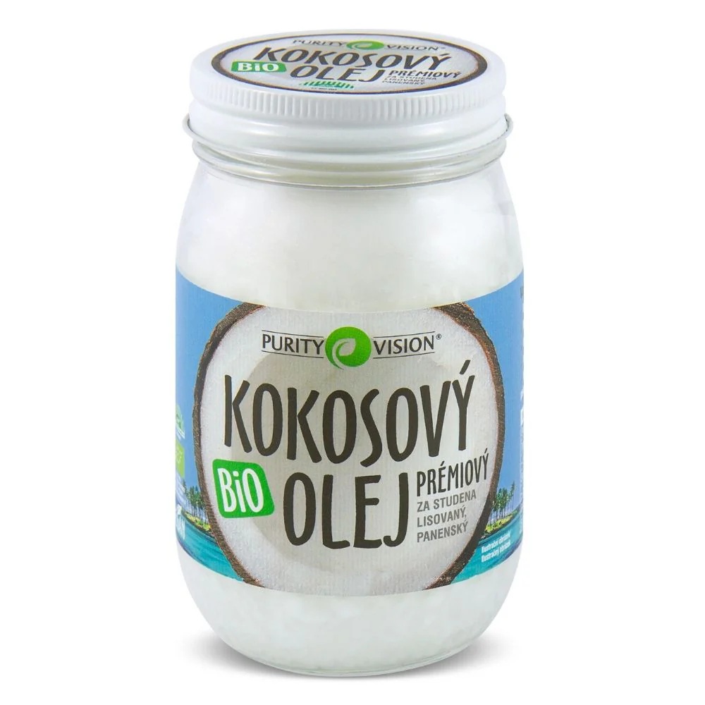 Purity Vision Panenský kokosový olej lisovaný za studena BIO 420 ml