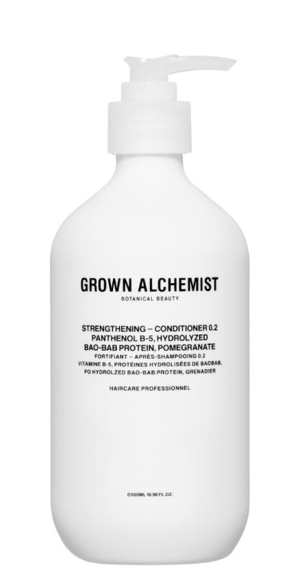Grown Alchemist Posilující kondicionér Panthenol B-5, Hydrolyzed Baobab Protein, Pomegranate (Strengthening Conditioner) 500 ml