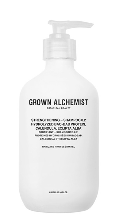 Grown Alchemist Strength ening Shampoo - Hydrolyzed Bao-Bab Protein, Calendula, Eclipta Alba 500 ml