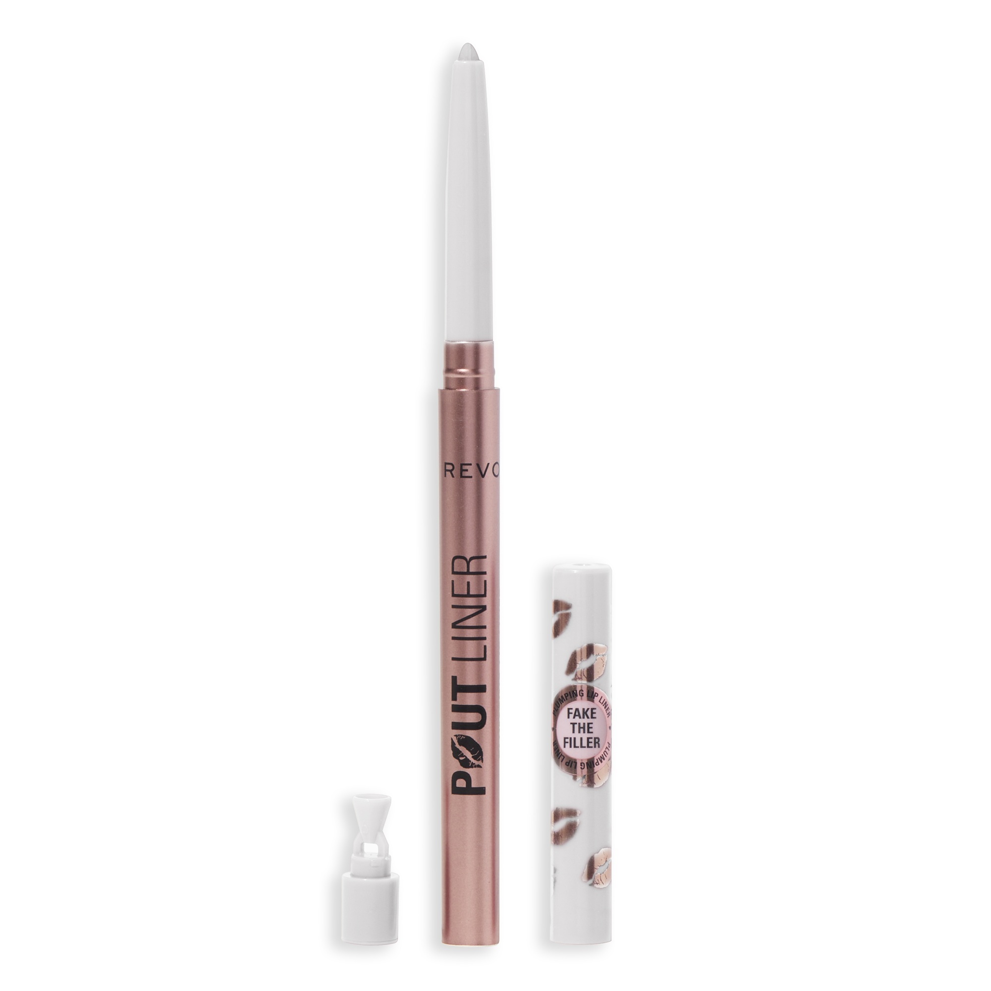 Revolution Tužka na rty Pout Bomb Plumping Lip Liner 0,2 g Fake The Filler Clear