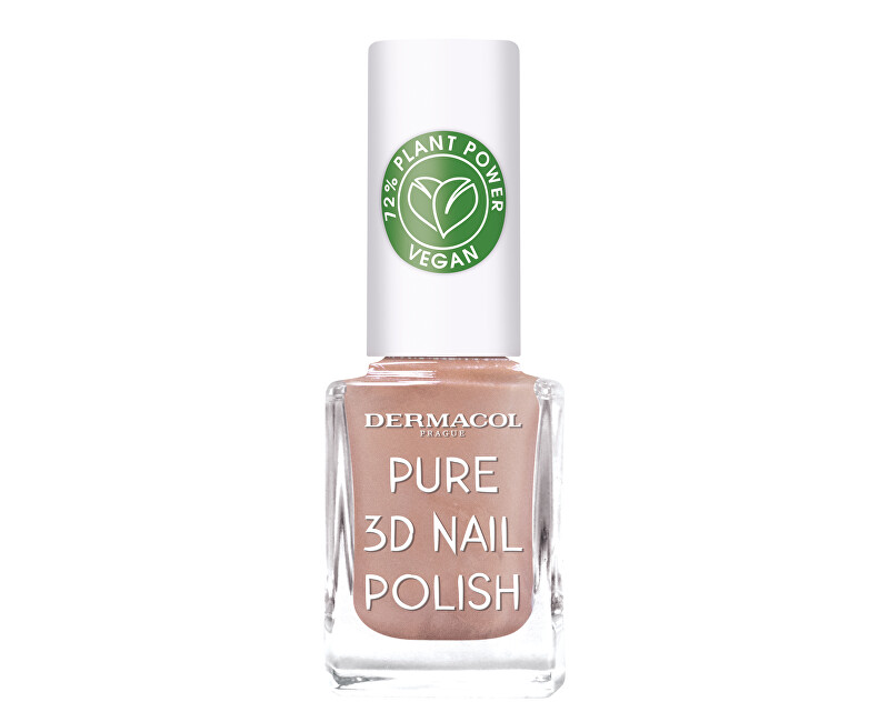 Dermacol Přírodní lak na nehty Pure 3D (Nail Polish) 11 ml 06 Natural Pearls