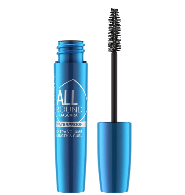 Řasenka pro objem, délku a tvar řas Allround (Extra Volume, Length & Curl Mascara) 11 ml Blackest Black - voděodolná