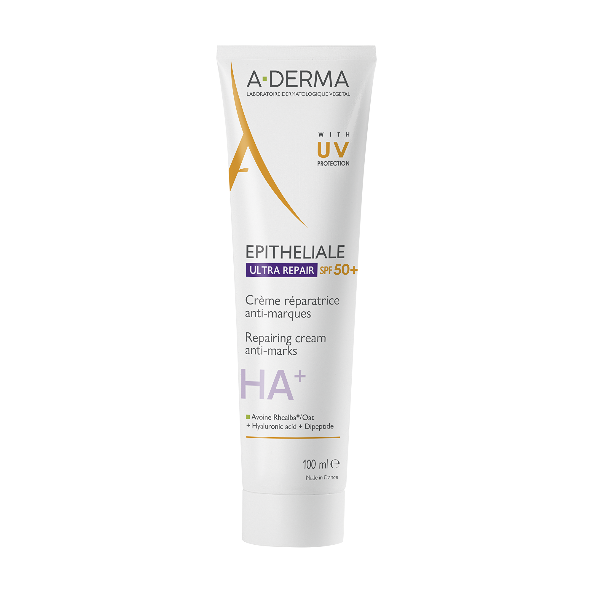 A-DERMA Regeneračný krém SPF 50 Epitheliale Ultra Repair (Repairing Cream Anti-Marks) 100 ml
