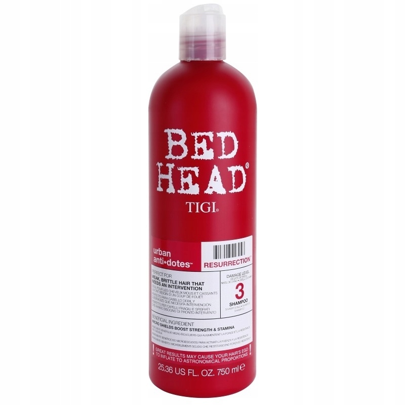 Tigi Regenerační šampon pro slabé a namáhané vlasy Bed Head Urban Anti+Dotes Resurrection (Shampoo) 750 ml