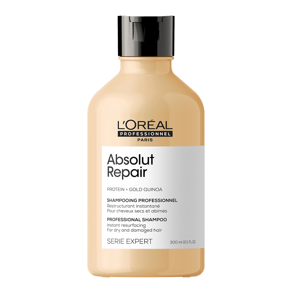 L´Oréal Professionnel Regenerační šampon pro velmi poškozené vlasy Serie Expert Absolut Repair Gold Quinoa + Protein (Instant Resurfacing Shampoo) 300 ml