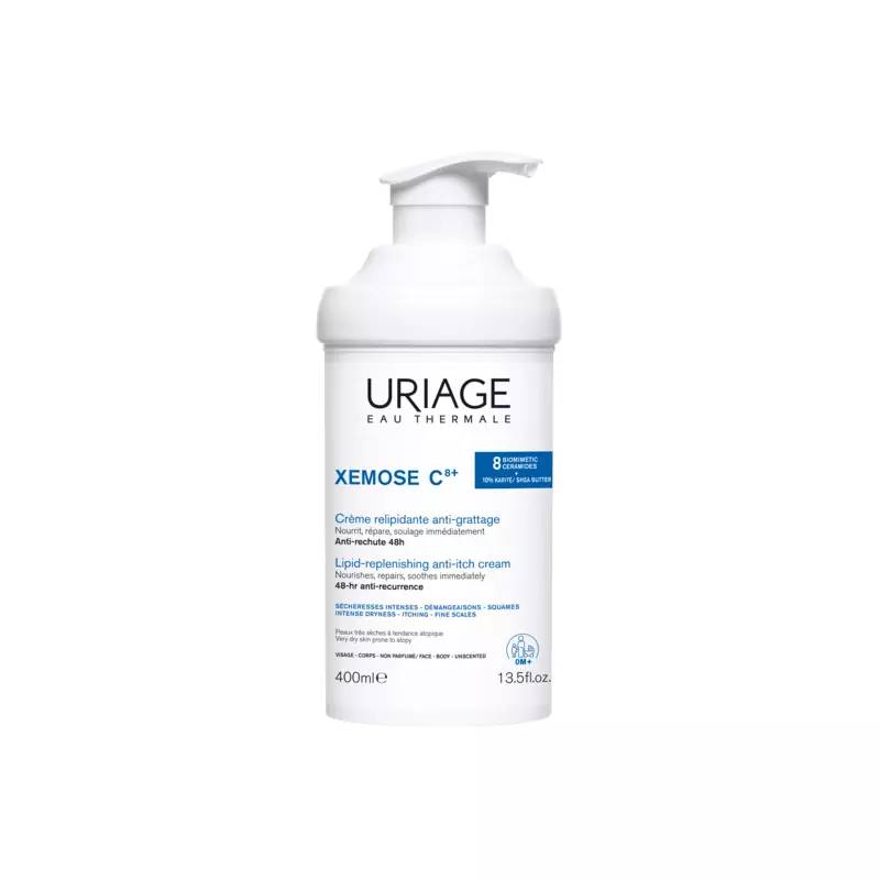 Relipidační zklidňující krém pro velmi suchou citlivou a atopickou pokožku Xémose (Lipid-Replenishing Anti-Irritation Cream) 400 ml
