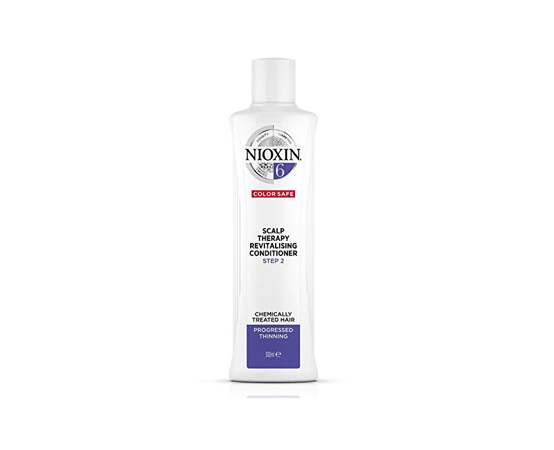 Nioxin Revitalizér pokožky pro řídnoucí normální až silné přírodní i chemicky ošetřené vlasy System 6 (Conditioner System 6) 300 ml