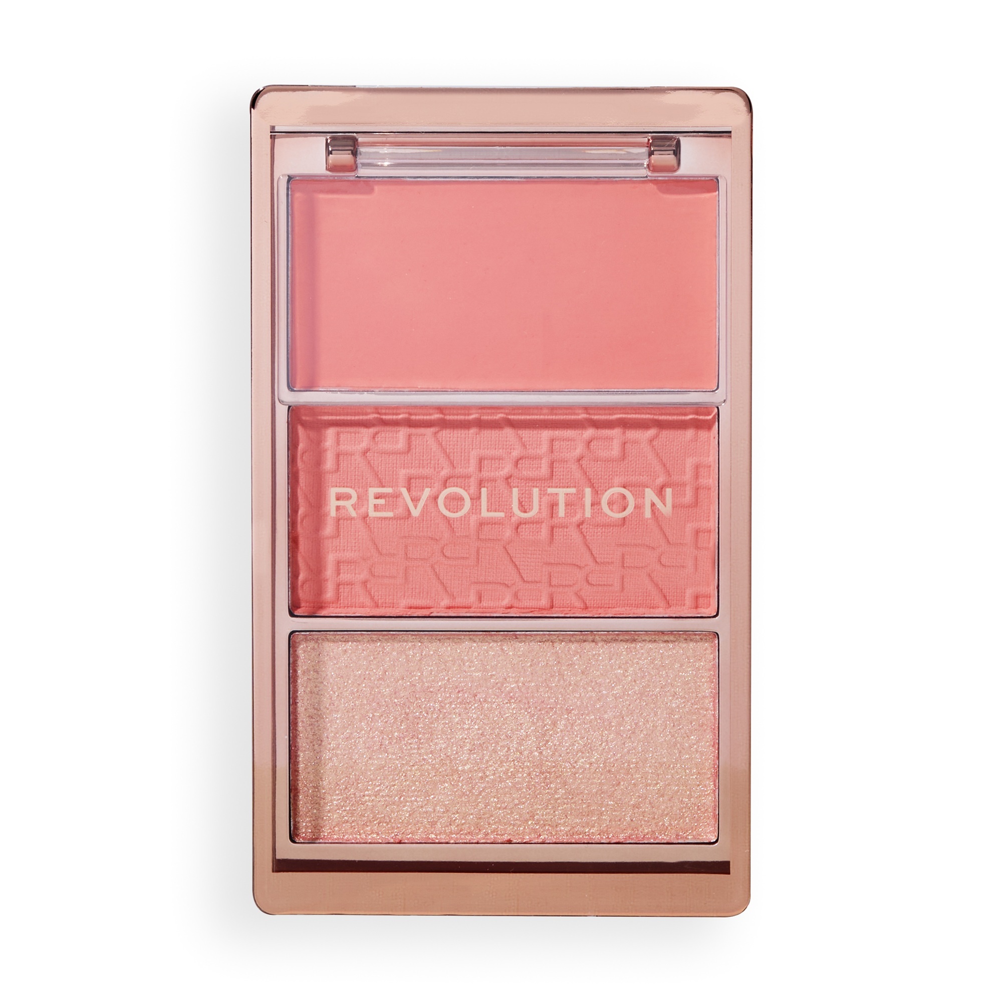 Revolution Paletă de farduri de obraz Blush Icon Palette 10,5 g Authentic Peach