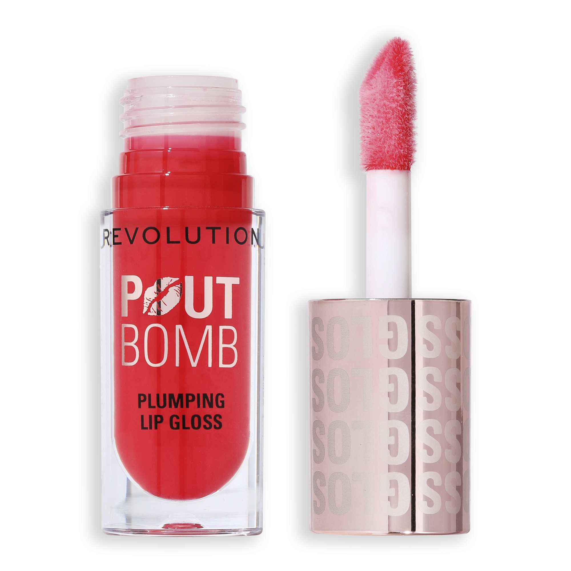 Plnící rtěnka Pout Bomb v barvě Cherry Sheer Red
