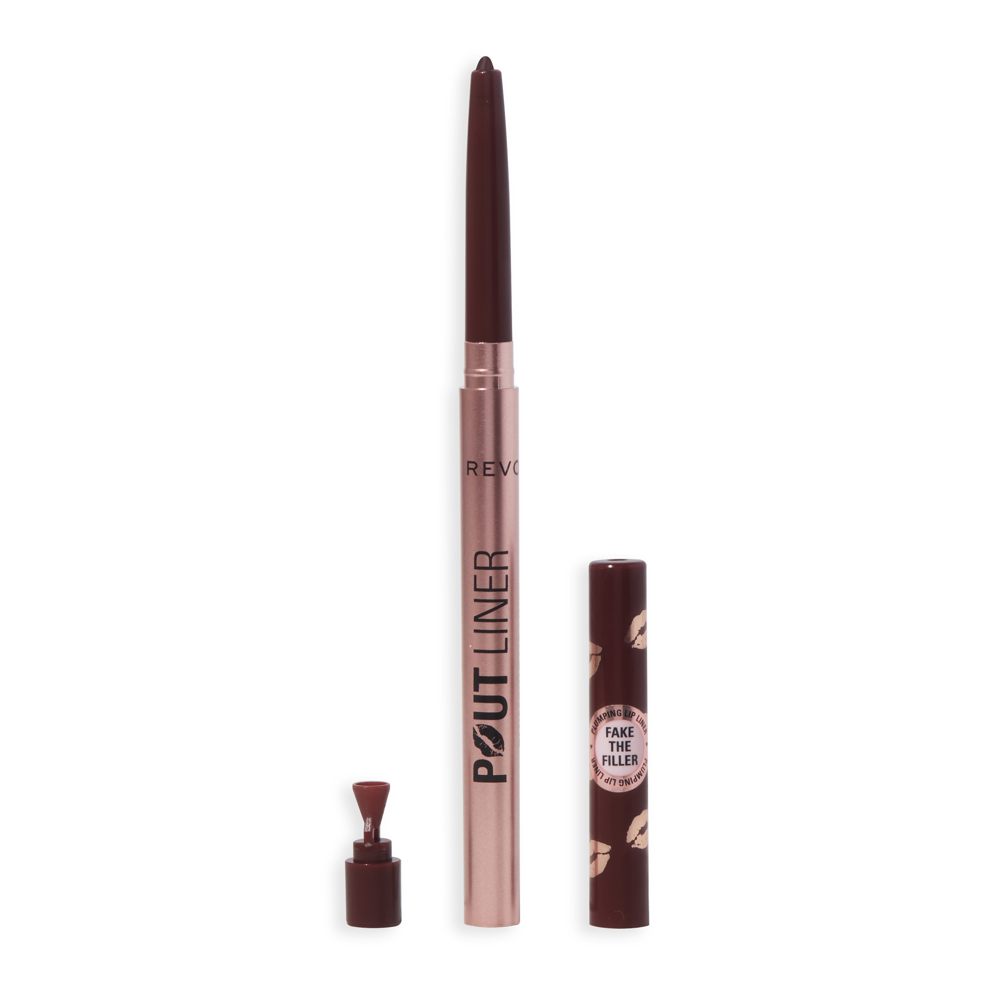 Revolution Tužka na rty Pout Bomb Plumping Lip Liner 0,2 g Deepest Mauve