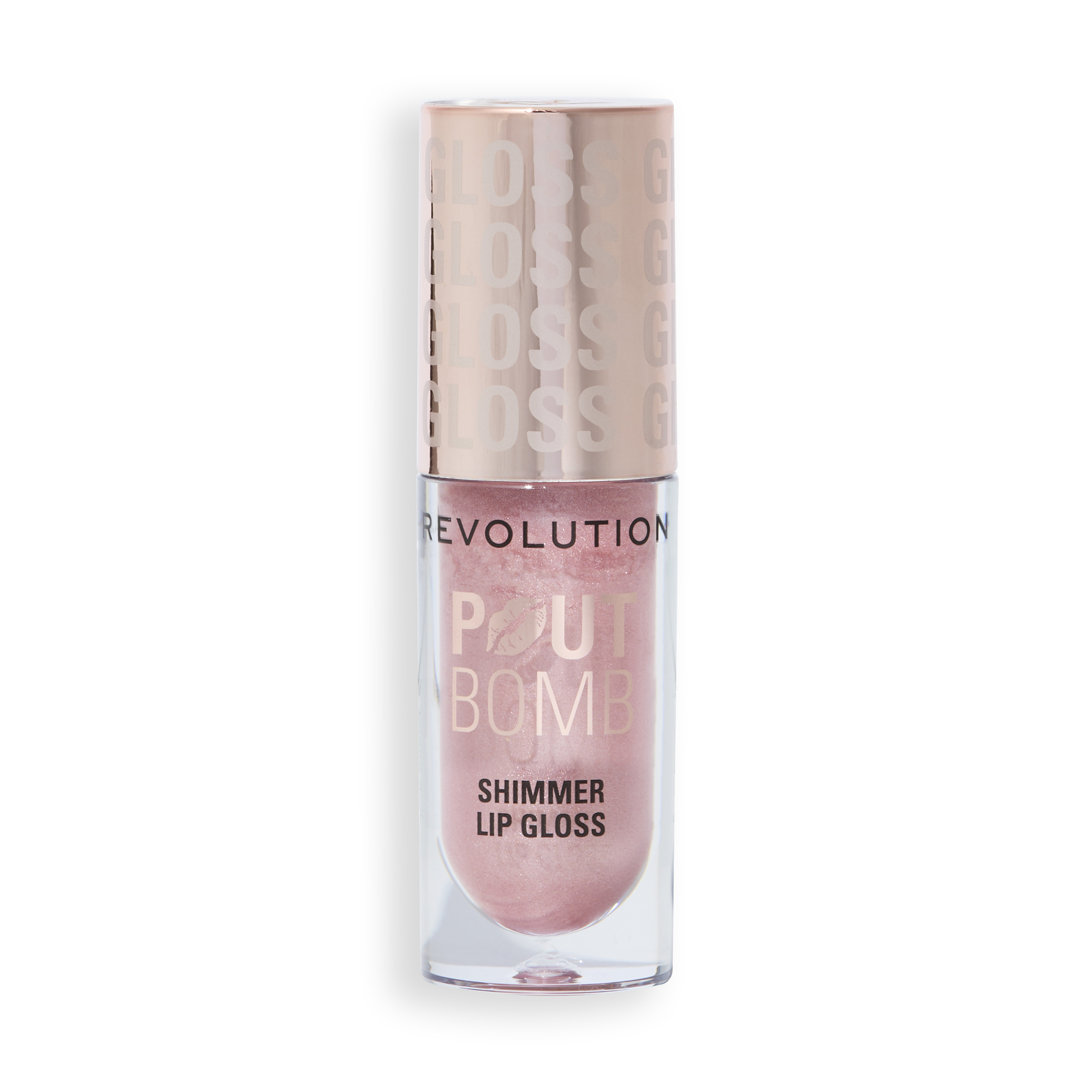 Lesk na rty Pout Bomb Shimmer Lip Gloss v barvě Shine Pink