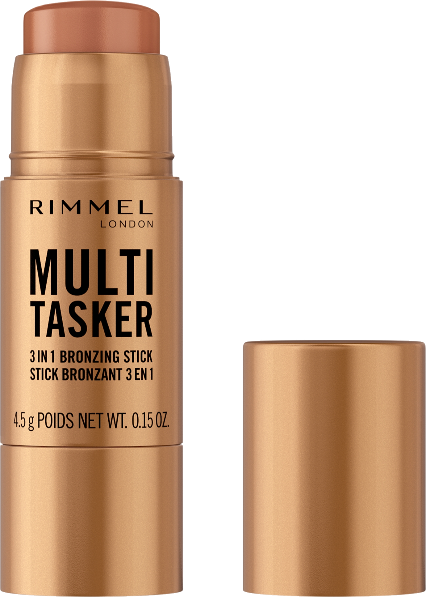 Rimmel 3 v 1 bronzer v tyčinke Multi-Tasker (3 in 1 Bronzing Stick) 02