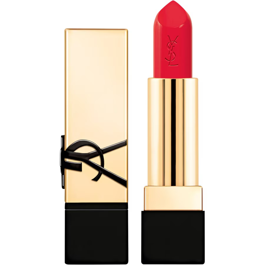 Yves Saint Laurent Saténová rtěnka Rouge Pur Couture Caring (Satin Lipstick) 3,8 g Prêt a Porter Crimson