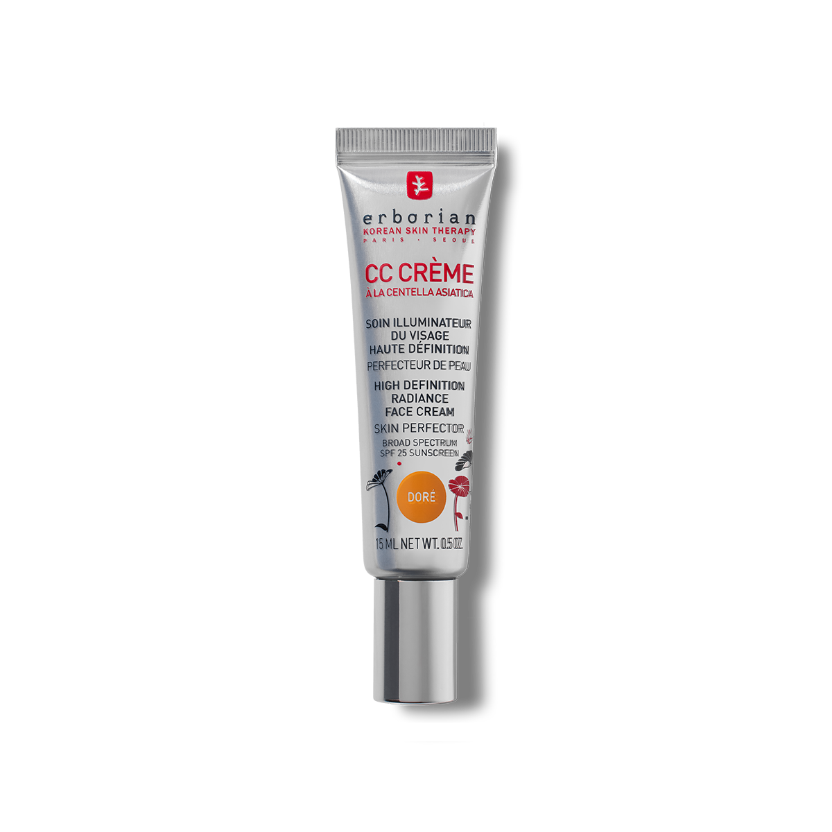 Erborian Rozjasňujúci CC krém (High Definition Radiance Face Cream) 15 ml Doré