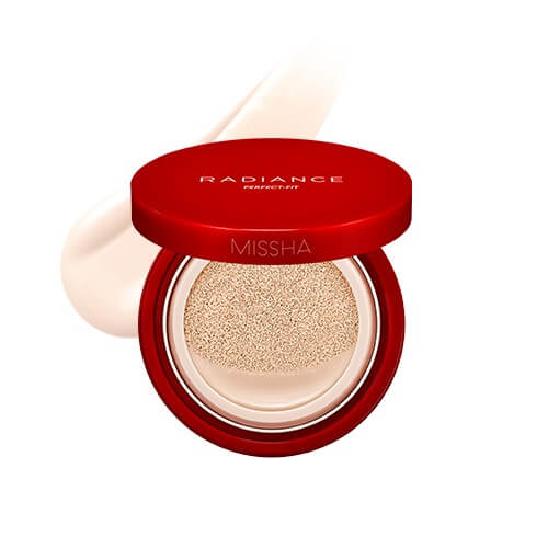 Missha Rozjasňující podkladová báze SPF 50+ Radiance Perfect Fit Cushion (Foundation) 15 g 21 Fair