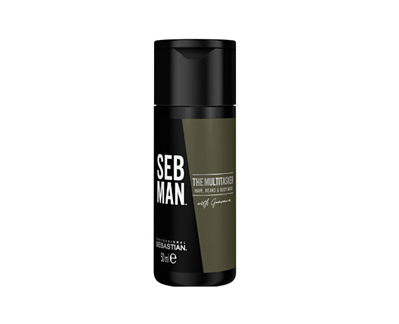 Sebastian Professional Šampon na vlasy, vousy a tělo SEB MAN The Multitasker (Hair, Beard & Body Wash) 50 ml