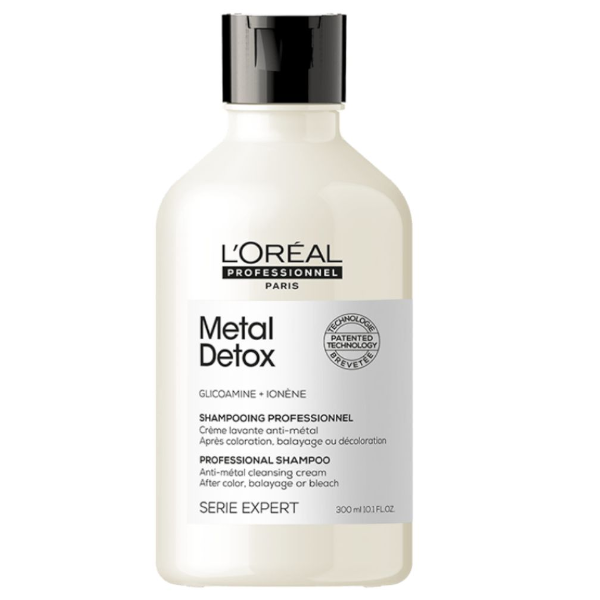 L´Oréal Professionnel Šampon pro barvené a poškozené vlasy, pro lesk vlasů, déletrvající barvu, bohatá textura Serie Expert Metal Detox (Professional Shampoo) 300 ml